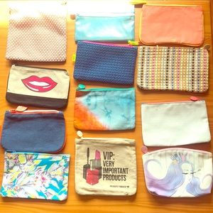 Assortment of Ipsy bags!